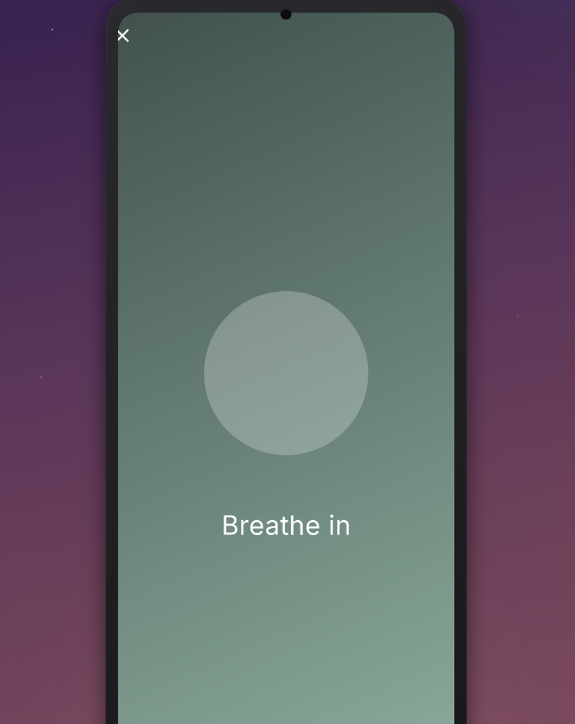 One calm breath