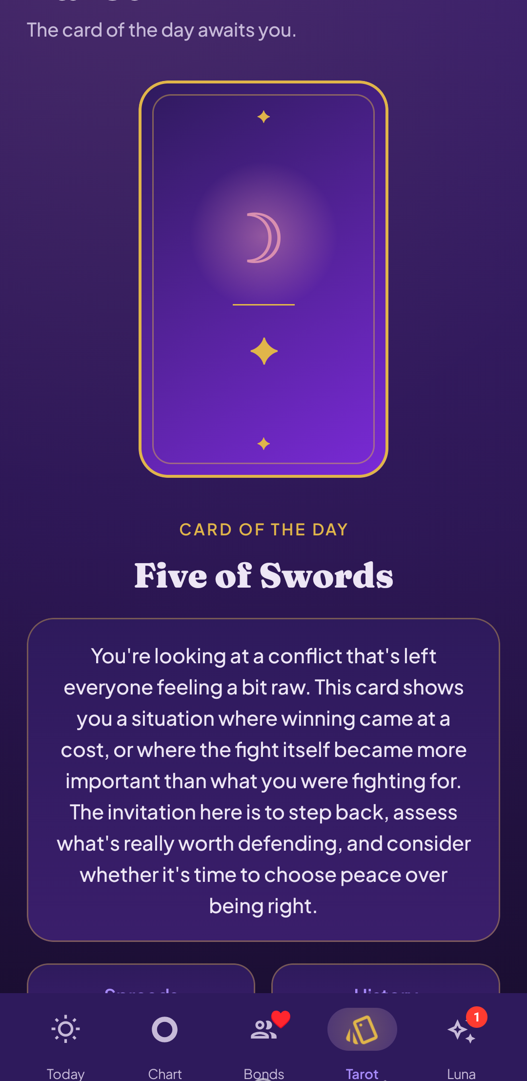Tarot card of the day